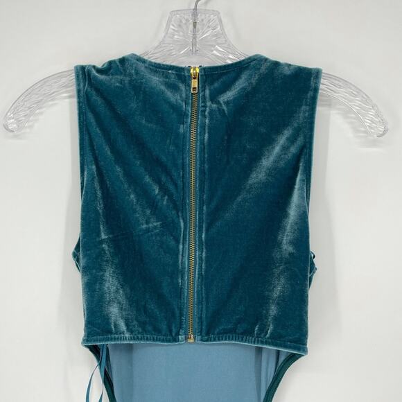 Tobi Sleeveless Bodycon Cutout Velvet Mini Dress Size Small - Picture 7 of 9